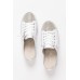 Sarah White Leather Mule Sneaker