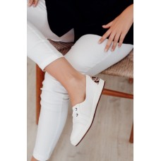 Tampa White Slip On Sneaker