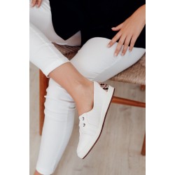 Tampa White Slip On Sneaker