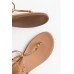 Terra Tan Chain Leather Sandal