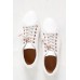 Voss White Leather Slip On Sneaker