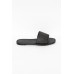 Jethro Black Raffia Slide