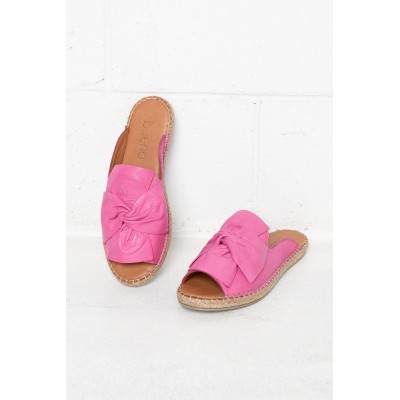 Kalmia Pink Leather Slide