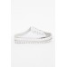 Sarah White Leather Mule Sneaker