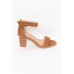 Grady Tan Leather High Heel