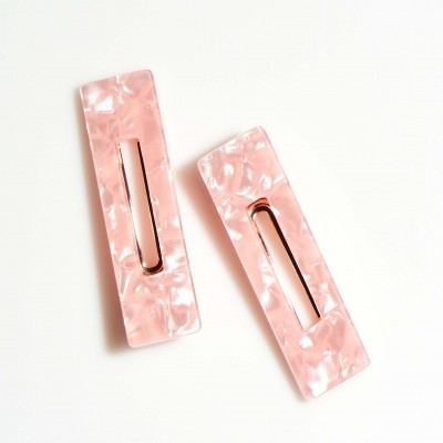 Pretty in Pink Pearlescent Clip Set