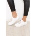 Voss White Leather Slip On Sneaker