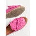 Kalmia Pink Leather Slide