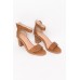 Grady Tan Leather High Heel